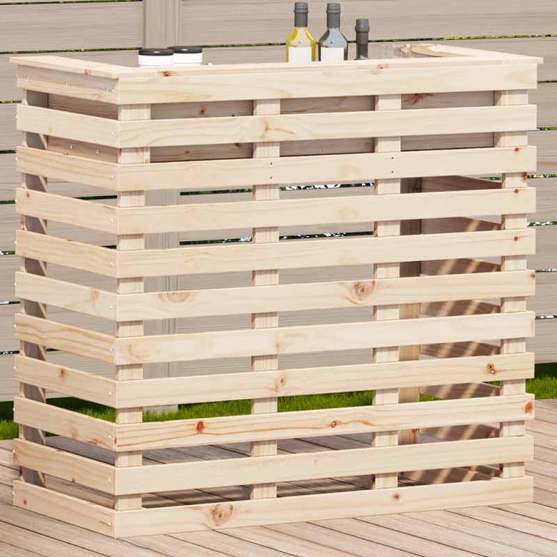 vidaXL Gartenbar 113,5x50x103 cm Massivholz Kiefer vidaXL Gartenbar 113,5x50x103 cm Massivholz Kiefer