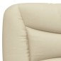 vidaXL Bettgestell mit LED Creme 180x200 cm Stoff vidaXL Bettgestell mit LED Creme 180x200 cm Stoff
