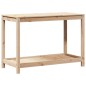 vidaXL Pflanztisch mit Ablage 108x50x75 cm Massivholz Kiefer vidaXL Pflanztisch mit Ablage 108x50x75 cm Massivholz Kiefer