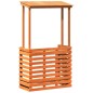 vidaXL Gartenbar mit Dach Braun 112,5x57x195,5 cm Massivholz Kiefer vidaXL Gartenbar mit Dach Braun 112,5x57x195,5 cm Massivholz Kiefer