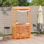 vidaXL Gartenbar mit Dach Braun 112,5x57x195,5 cm Massivholz Kiefer vidaXL Gartenbar mit Dach Braun 112,5x57x195,5 cm Massivholz Kiefer