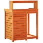 vidaXL Pflanztisch mit Ablagen Braun 82,5x50x109,5cm Massivholz Kiefer
