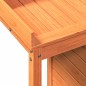 vidaXL Pflanztisch mit Ablagen Braun 82,5x50x109,5cm Massivholz Kiefer