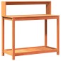 vidaXL Pflanztisch mit Ablagen Braun 108x50x109,5 cm Massivholz Kiefer vidaXL Pflanztisch mit Ablagen Braun 108x50x109,5 cm Massivholz Kiefer