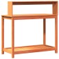 vidaXL Pflanztisch mit Ablagen Braun 108x50x109,5 cm Massivholz Kiefer vidaXL Pflanztisch mit Ablagen Braun 108x50x109,5 cm Massivholz Kiefer