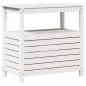 vidaXL Pflanztisch mit Ablagen Weiß 82,5x45x81 cm Massivholz Kiefer vidaXL Pflanztisch mit Ablagen Weiß 82,5x45x81 cm Massivholz Kiefer