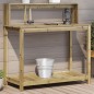 vidaXL Pflanztisch Ablagen 108x50x109,5 cm Imprägniertes Kiefernholz vidaXL Pflanztisch Ablagen 108x50x109,5 cm Imprägniertes Kiefernholz