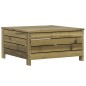 vidaXL Gartenhocker mit Kissen Kiefernholz Imprägniert vidaXL Gartenhocker mit Kissen Kiefernholz Imprägniert