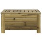 vidaXL Gartenhocker mit Kissen Kiefernholz Imprägniert vidaXL Gartenhocker mit Kissen Kiefernholz Imprägniert
