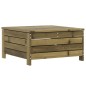 vidaXL Gartenhocker mit Kissen Kiefernholz Imprägniert vidaXL Gartenhocker mit Kissen Kiefernholz Imprägniert