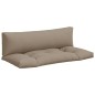 vidaXL Palettenkissen 2-tlg. Taupe Stoff vidaXL Palettenkissen 2-tlg. Taupe Stoff