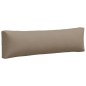 vidaXL Palettenkissen 2-tlg. Taupe Stoff vidaXL Palettenkissen 2-tlg. Taupe Stoff