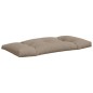 vidaXL Palettenkissen 2-tlg. Taupe Stoff vidaXL Palettenkissen 2-tlg. Taupe Stoff