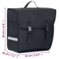 vidaXL Fahrradtasche für Gepäckträger Wasserdicht 21 L Schwarz vidaXL Fahrradtasche für Gepäckträger Wasserdicht 21 L Schwarz
