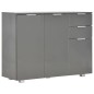 vidaXL Sideboard Hochglanz-Grau 107x35x80,5 cm vidaXL Sideboard Hochglanz-Grau 107x35x80,5 cm