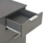 vidaXL Sideboard Hochglanz-Grau 107x35x80,5 cm vidaXL Sideboard Hochglanz-Grau 107x35x80,5 cm
