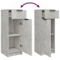 vidaXL 5-tlg. Badmöbel-Set Betongrau Holzwerkstoff vidaXL 5-tlg. Badmöbel-Set Betongrau Holzwerkstoff