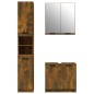 vidaXL 3-tlg. Badmöbel-Set Räuchereiche Holzwerkstoff vidaXL 3-tlg. Badmöbel-Set Räuchereiche Holzwerkstoff