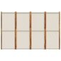 vidaXL 4-tlg. Paravent Hellgrau 280x180 cm vidaXL 4-tlg. Paravent Hellgrau 280x180 cm