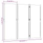 vidaXL 3-tlg. Paravent Taupe 210x180 cm vidaXL 3-tlg. Paravent Taupe 210x180 cm