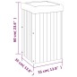 vidaXL Pflanzkübel 35x35x60 cm Massivholz Akazie vidaXL Pflanzkübel 35x35x60 cm Massivholz Akazie