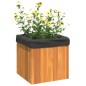 vidaXL Pflanzkübel 35x35x35 cm Massivholz Akazie vidaXL Pflanzkübel 35x35x35 cm Massivholz Akazie