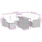 vidaXL 8-tlg. Garten-Sofagarnitur mit Kissen Schwarz Poly Rattan vidaXL 8-tlg. Garten-Sofagarnitur mit Kissen Schwarz Poly Rattan