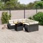 vidaXL 9-tlg. Garten-Sofagarnitur mit Kissen Schwarz Poly Rattan vidaXL 9-tlg. Garten-Sofagarnitur mit Kissen Schwarz Poly Rattan