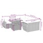 vidaXL 9-tlg. Garten-Sofagarnitur mit Kissen Schwarz Poly Rattan vidaXL 9-tlg. Garten-Sofagarnitur mit Kissen Schwarz Poly Rattan