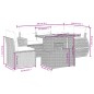 vidaXL 6-tlg. Garten-Sofagarnitur mit Kissen Schwarz Poly Rattan vidaXL 6-tlg. Garten-Sofagarnitur mit Kissen Schwarz Poly Rattan