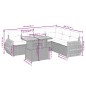 vidaXL 7-tlg. Garten-Sofagarnitur mit Kissen Schwarz Poly Rattan vidaXL 7-tlg. Garten-Sofagarnitur mit Kissen Schwarz Poly Rattan