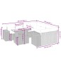 vidaXL 9-tlg. Garten-Sofagarnitur mit Kissen Schwarz Poly Rattan vidaXL 9-tlg. Garten-Sofagarnitur mit Kissen Schwarz Poly Rattan