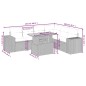 vidaXL 7-tlg. Garten-Sofagarnitur mit Kissen Schwarz Poly Rattan vidaXL 7-tlg. Garten-Sofagarnitur mit Kissen Schwarz Poly Rattan
