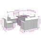 vidaXL 9-tlg. Garten-Sofagarnitur mit Kissen Schwarz Poly Rattan vidaXL 9-tlg. Garten-Sofagarnitur mit Kissen Schwarz Poly Rattan