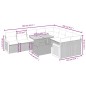 vidaXL 10-tlg. Garten-Sofagarnitur mit Kissen Schwarz Poly Rattan vidaXL 10-tlg. Garten-Sofagarnitur mit Kissen Schwarz Poly Rattan