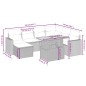 vidaXL 8-tlg. Garten-Sofagarnitur mit Kissen Schwarz Poly Rattan vidaXL 8-tlg. Garten-Sofagarnitur mit Kissen Schwarz Poly Rattan