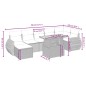vidaXL 8-tlg. Garten-Sofagarnitur mit Kissen Schwarz Poly Rattan vidaXL 8-tlg. Garten-Sofagarnitur mit Kissen Schwarz Poly Rattan