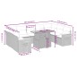 vidaXL 10-tlg. Garten-Sofagarnitur mit Kissen Schwarz Poly Rattan vidaXL 10-tlg. Garten-Sofagarnitur mit Kissen Schwarz Poly Rattan