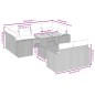 vidaXL 11-tlg. Garten-Sofagarnitur mit Kissen Schwarz Poly Rattan vidaXL 11-tlg. Garten-Sofagarnitur mit Kissen Schwarz Poly Rattan