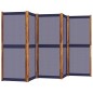 vidaXL 5-tlg. Paravent Dunkelblau 350x180 cm vidaXL 5-tlg. Paravent Dunkelblau 350x180 cm