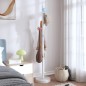 vidaXL Garderobenständer Weiß 172 cm Pulverbeschichtetes Eisen vidaXL Garderobenständer Weiß 172 cm Pulverbeschichtetes Eisen
