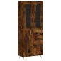 Highboard Räuchereiche 69,5x34x180 cm Holzwerkstoff Highboard Räuchereiche 69,5x34x180 cm Holzwerkstoff