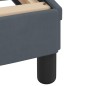 vidaXL Bettgestell mit Kopfteil Dunkelgrau 180x200 cm Samt vidaXL Bettgestell mit Kopfteil Dunkelgrau 180x200 cm Samt