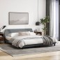 vidaXL Bettgestell mit Kopfteil Hellgrau 180x200 cm Stoff vidaXL Bettgestell mit Kopfteil Hellgrau 180x200 cm Stoff