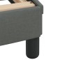 vidaXL Bettgestell mit Kopfteil Dunkelgrau 200x200 cm Stoff vidaXL Bettgestell mit Kopfteil Dunkelgrau 200x200 cm Stoff