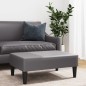 vidaXL Fußhocker Grau 77x55x31 cm Kunstleder vidaXL Fußhocker Grau 77x55x31 cm Kunstleder