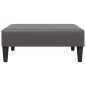 vidaXL Fußhocker Grau 77x55x31 cm Kunstleder vidaXL Fußhocker Grau 77x55x31 cm Kunstleder
