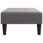 vidaXL Fußhocker Grau 77x55x31 cm Kunstleder vidaXL Fußhocker Grau 77x55x31 cm Kunstleder