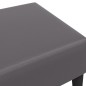 vidaXL Fußhocker Grau 77x55x31 cm Kunstleder vidaXL Fußhocker Grau 77x55x31 cm Kunstleder