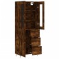 Highboard Räuchereiche 69,5x34x180 cm Holzwerkstoff Highboard Räuchereiche 69,5x34x180 cm Holzwerkstoff